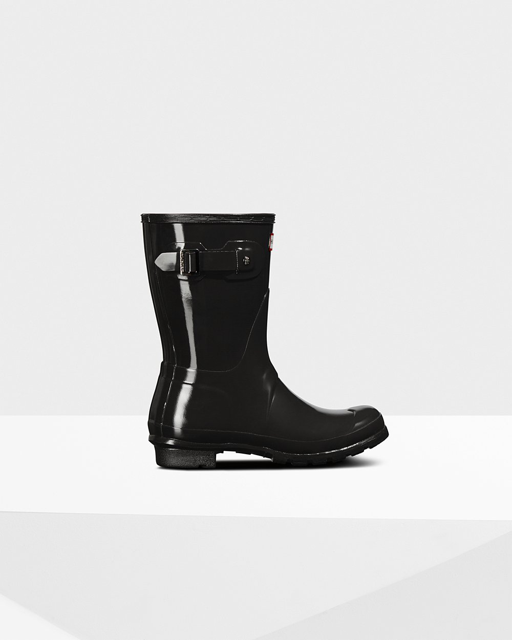 Hunter Mujer Original Gloss - Botas de Lluvia Negras - 972-HGODKZ